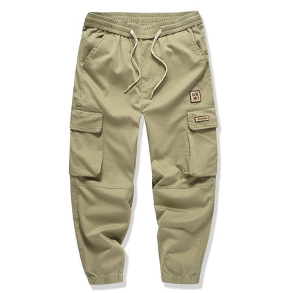Casual Multi-Pocket Baggy Pants