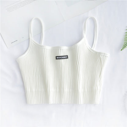 Sleeveless Embroidered Tank Top