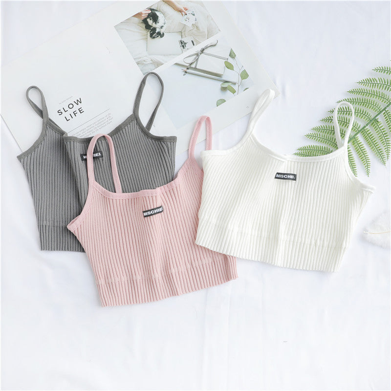 Sleeveless Embroidered Tank Top