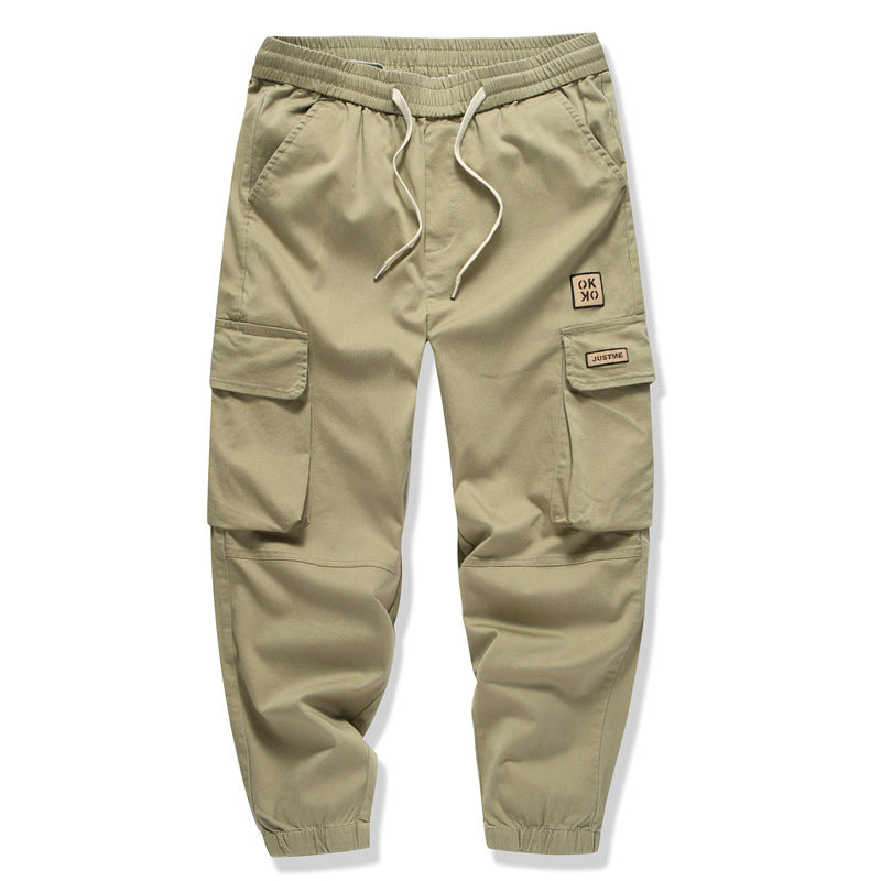Casual Multi-Pocket Baggy Pants