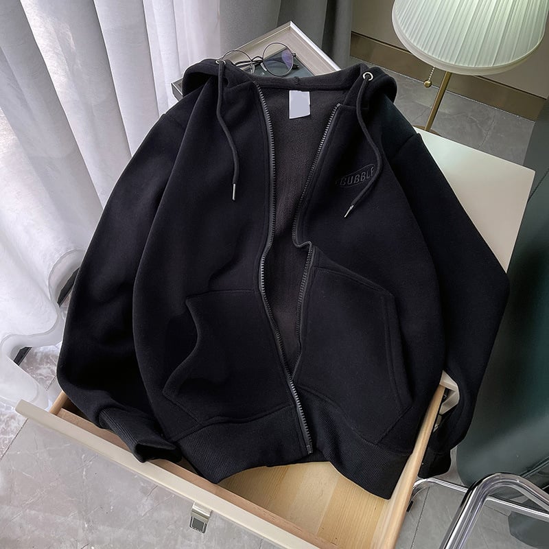 Fleece Zipper Cardigan Jacket