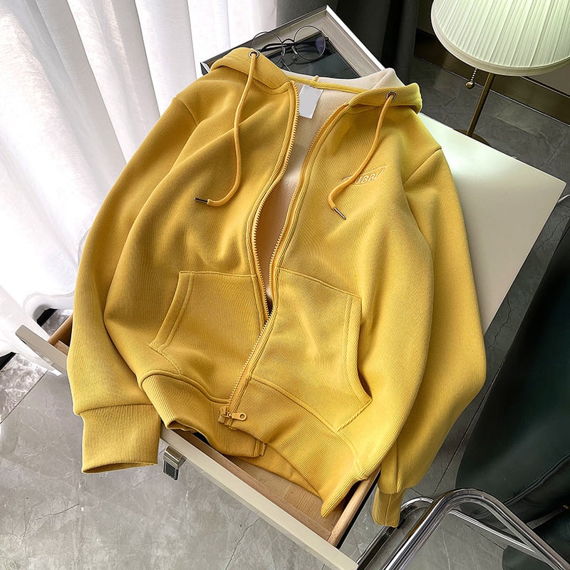 Fleece Zipper Cardigan Jacket