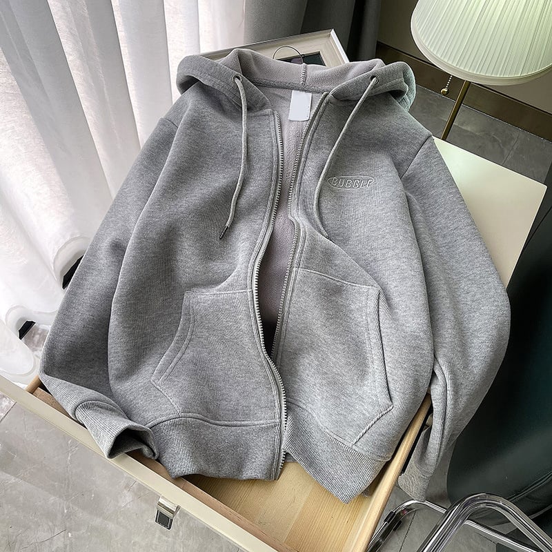 Fleece Zipper Cardigan Jacket