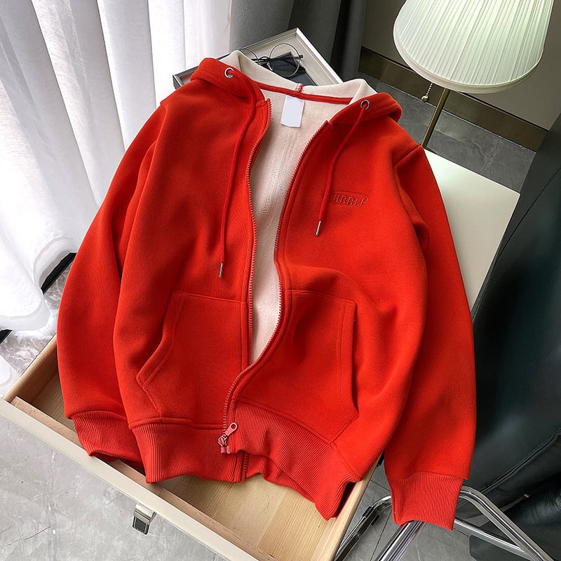 Fleece Zipper Cardigan Jacket