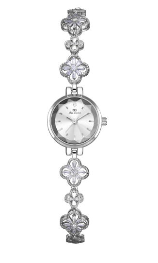 Lucky Zircon Four-Leaf Clover Watch