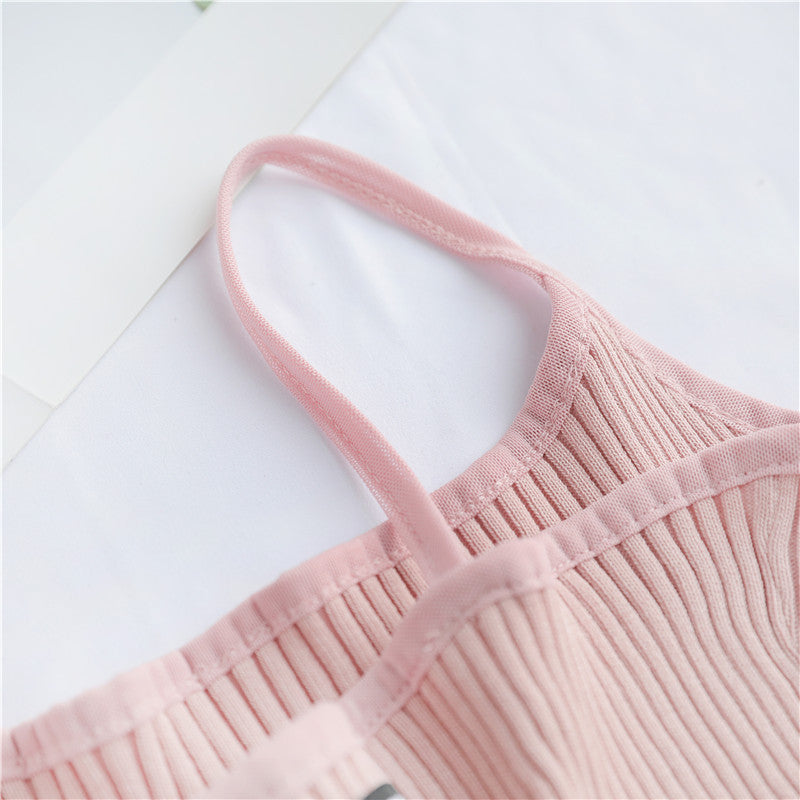 Sleeveless Embroidered Tank Top