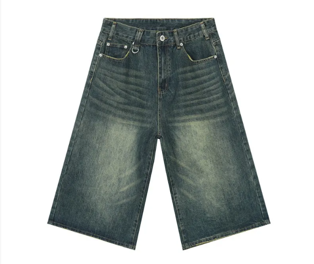 Loose Denim Shorts