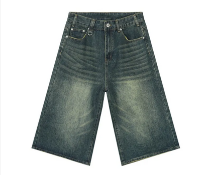 Loose Denim Shorts