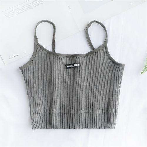 Sleeveless Embroidered Tank Top
