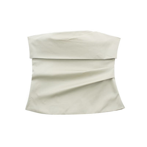 Strapless Cropped Tank Top