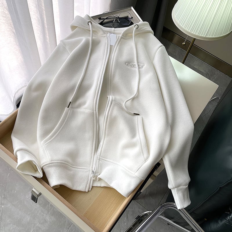 Fleece Zipper Cardigan Jacket