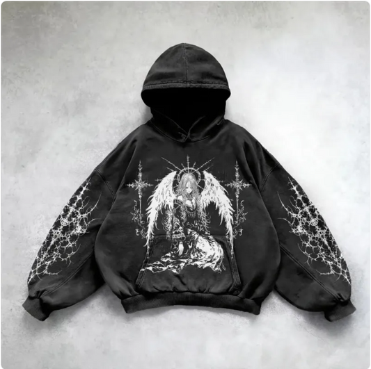 Angel Y2K Streetwear Sweatshirt