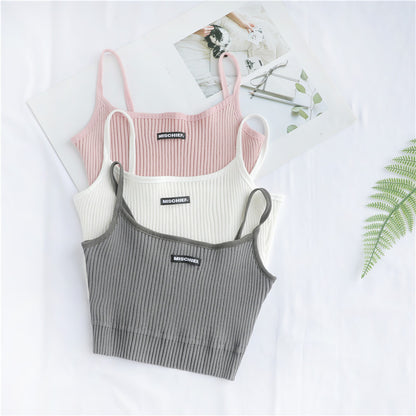 Sleeveless Embroidered Tank Top