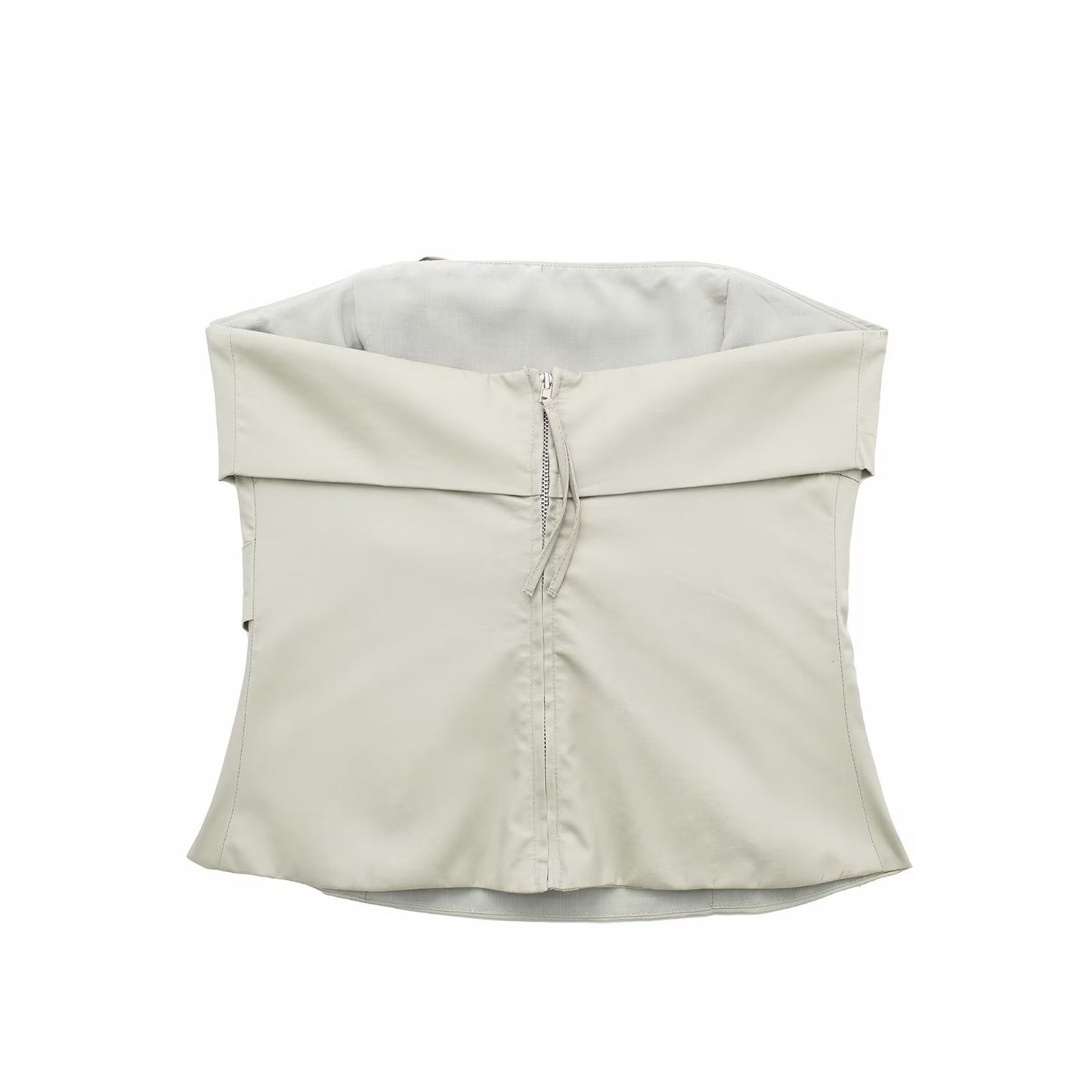 Strapless Cropped Tank Top