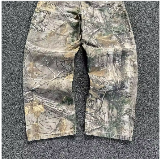 Camo Print Baggy Jeans