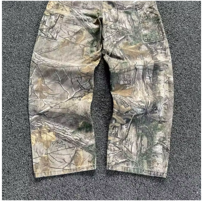 Camo Print Baggy Jeans