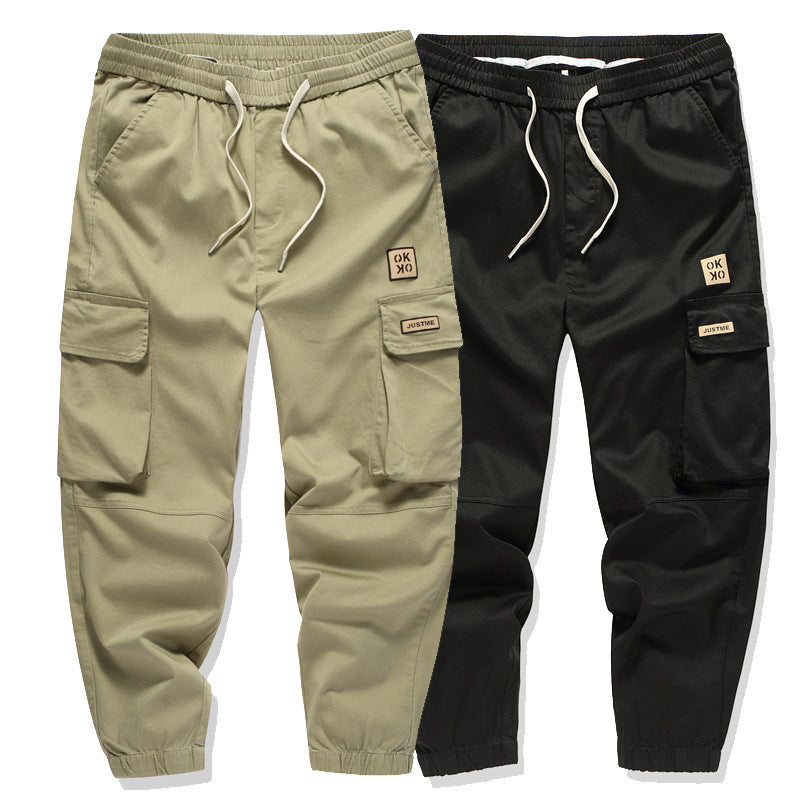 Casual Multi-Pocket Baggy Pants