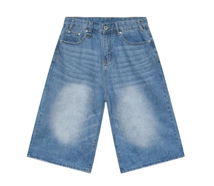 Loose Denim Shorts