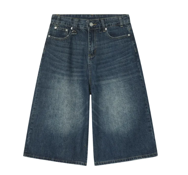 Loose Denim Shorts