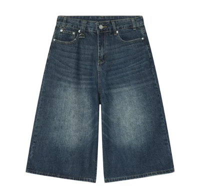 Loose Denim Shorts