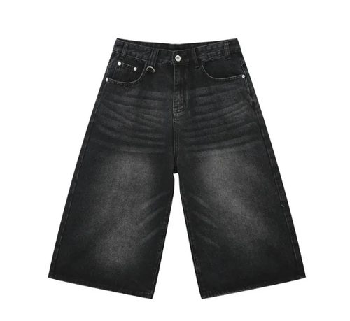 Loose Denim Shorts