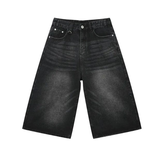 Loose Denim Shorts