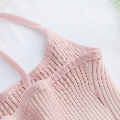 Sleeveless Embroidered Tank Top