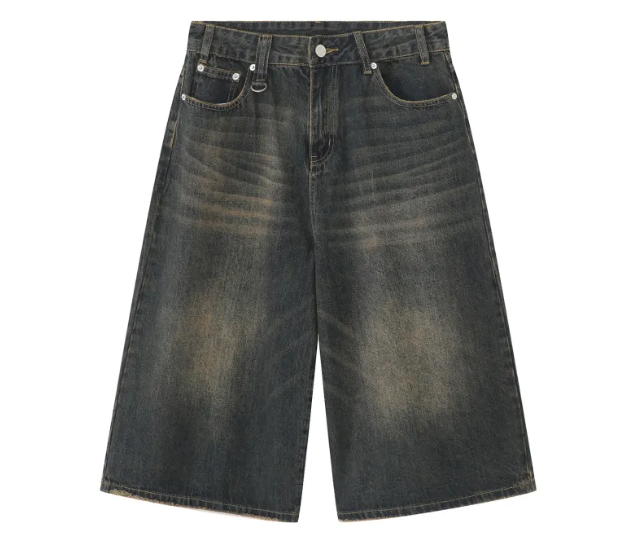 Loose Denim Shorts