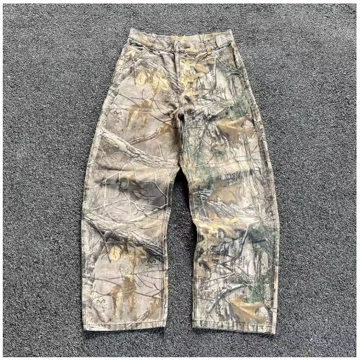 Camo Print Baggy Jeans